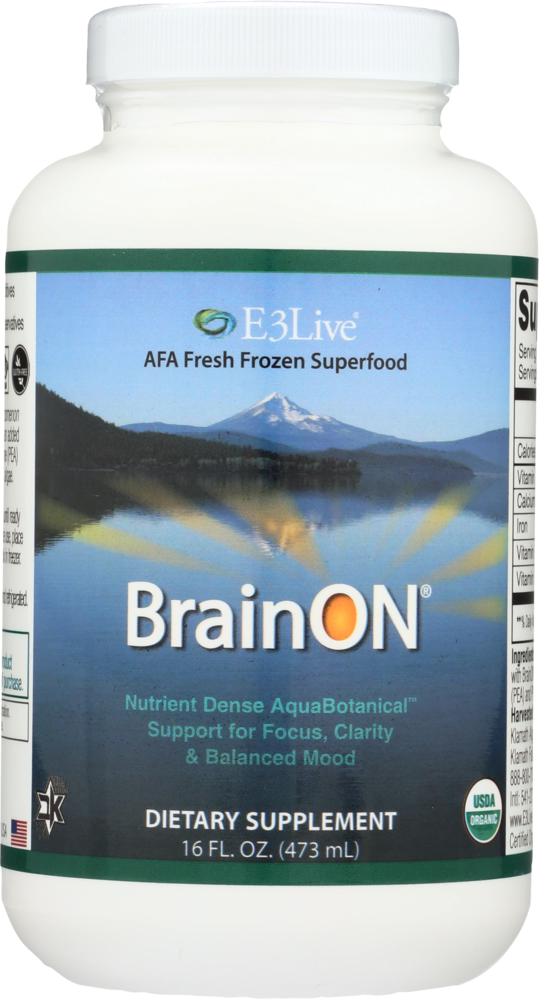 E3 Live BrainOn Blue-Green Algae - Erewhon