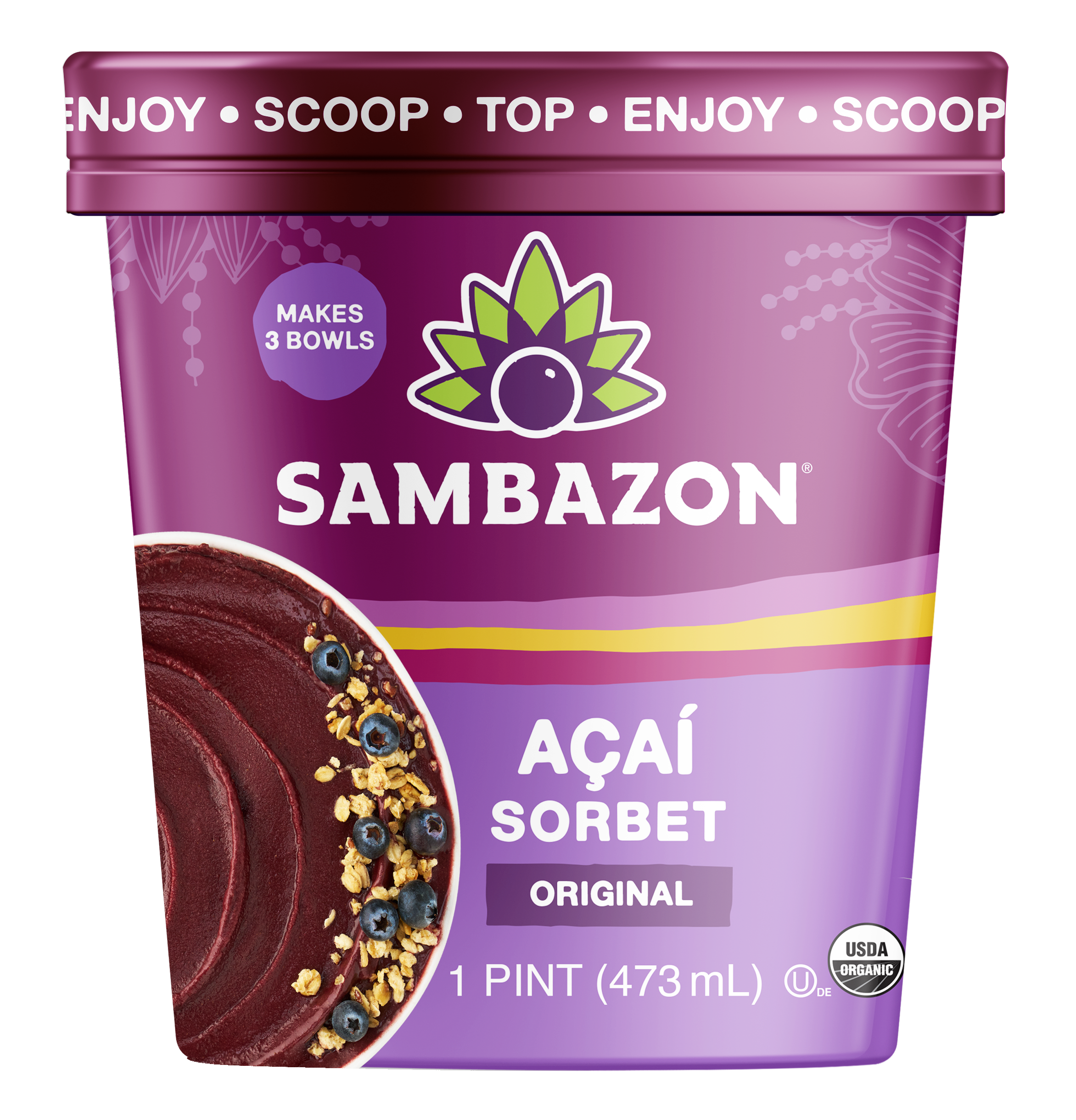 Sambazon Acai Berry Sorbet - Erewhon