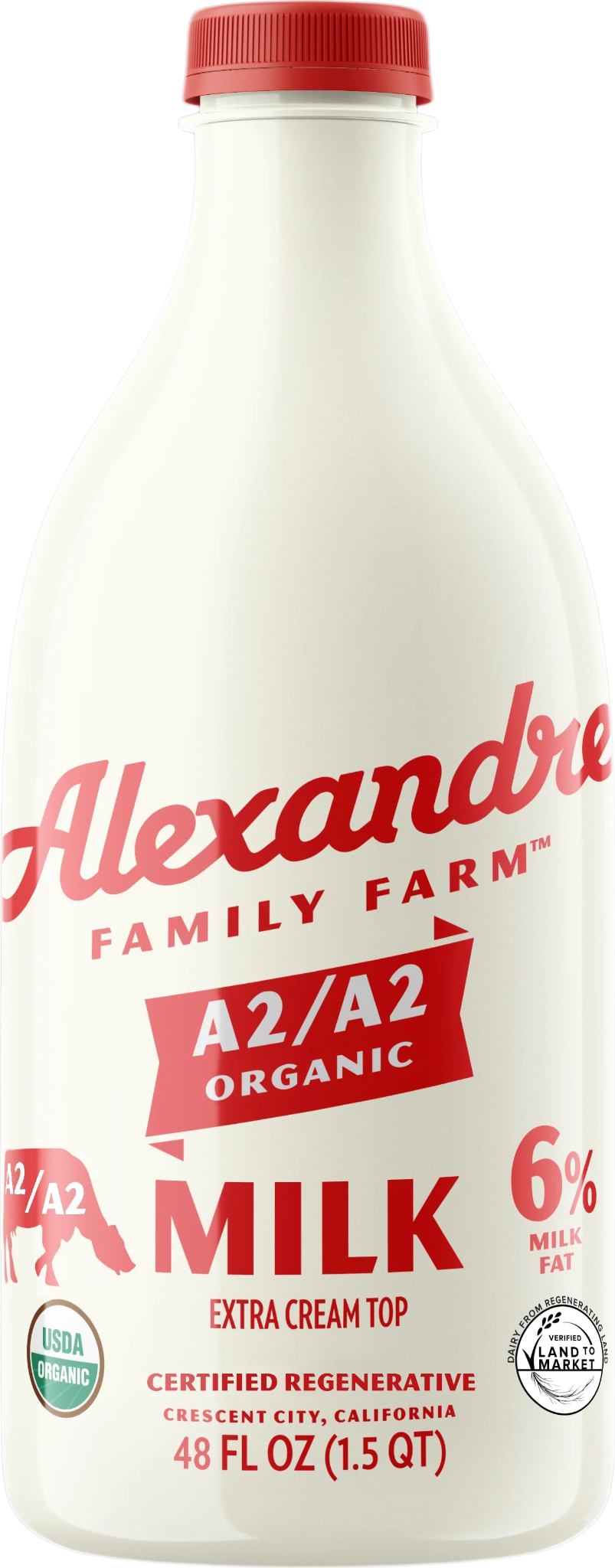 A2/A2 Whole Milk Extra Cream - Alexandre Family