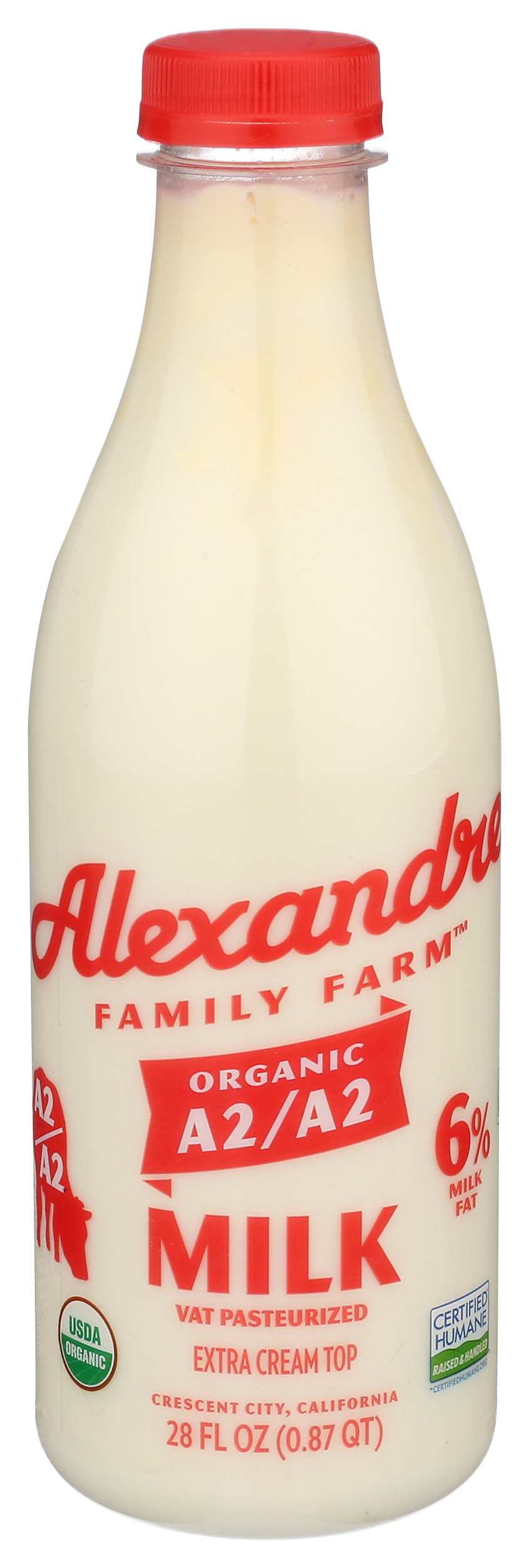 ミルク Alexandre Family Farm A2 Whole Milk - Erewhon