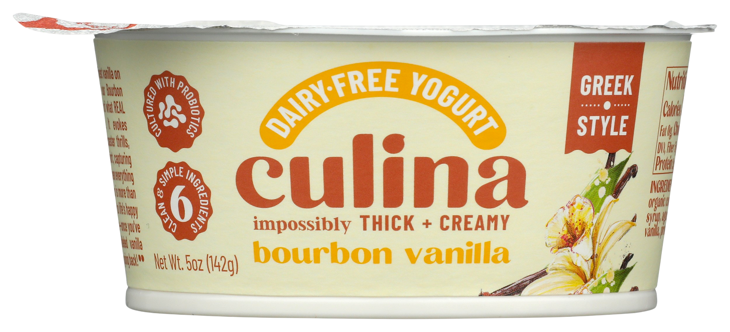Culina Bourbon Vanilla Coconut Yogurt - Erewhon
