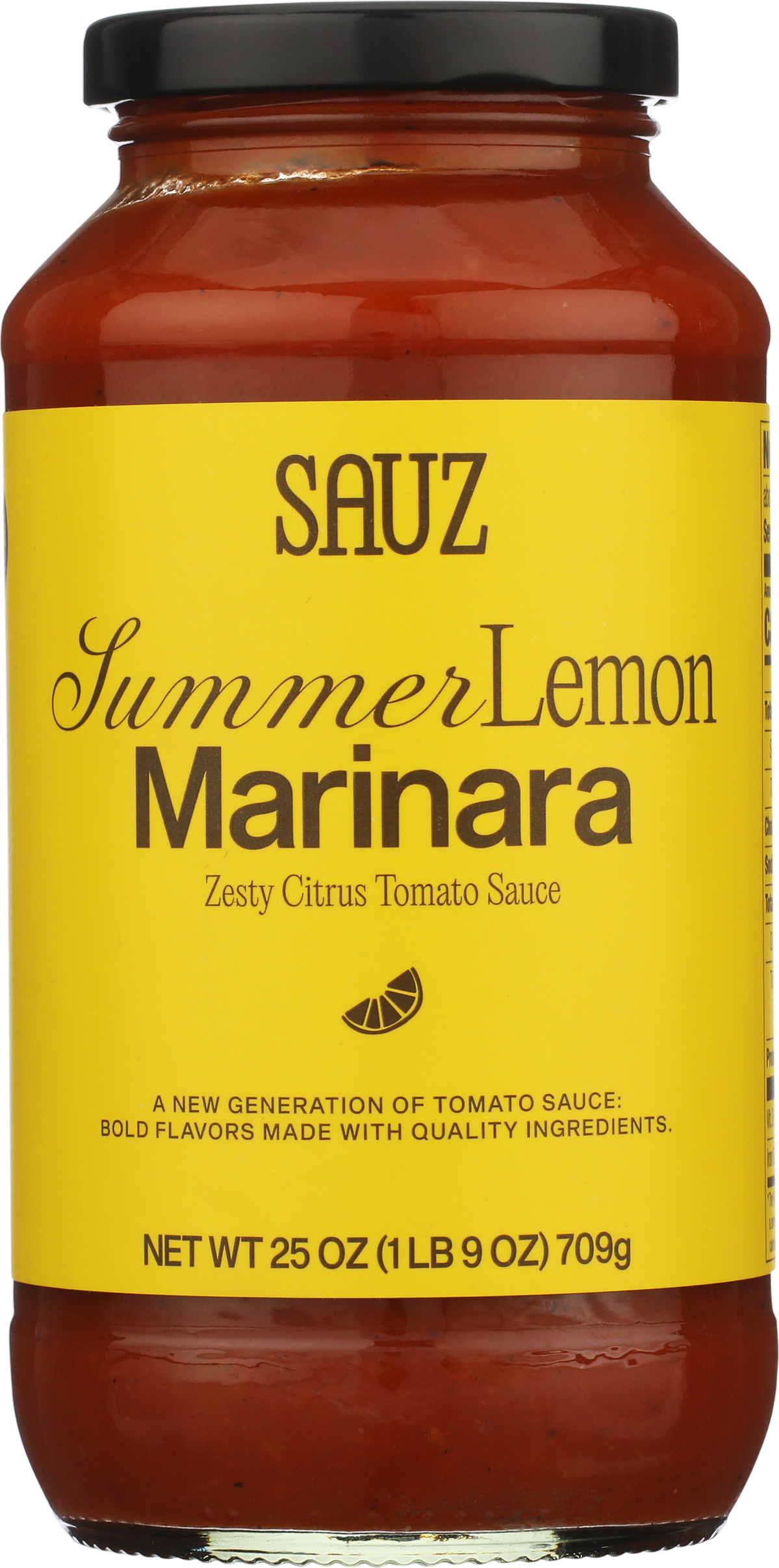 Sauz Summer Lemon Marinara Sauce - Erewhon