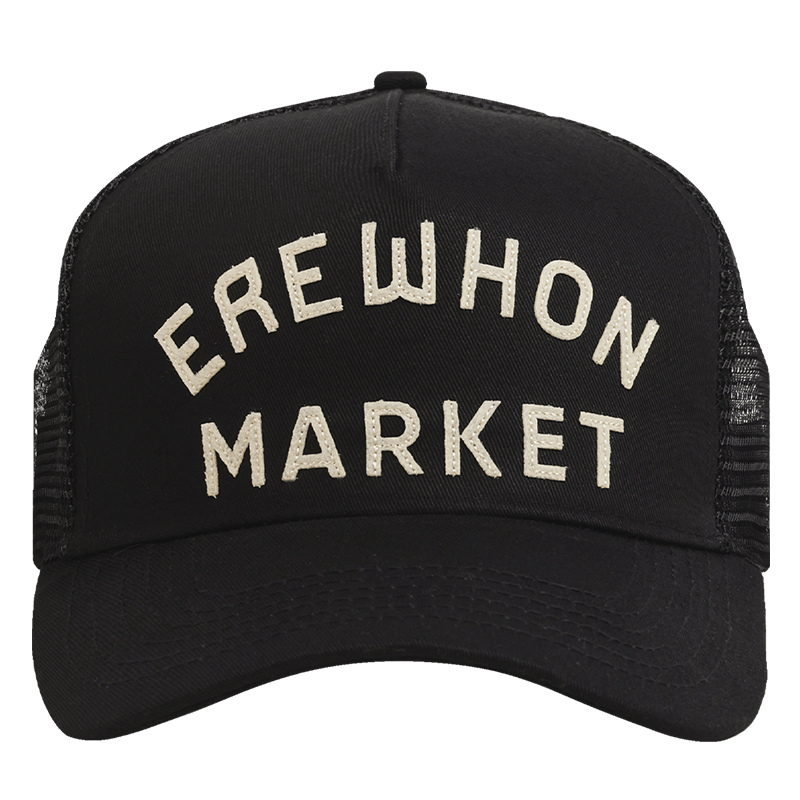 Erewhon Black Trucker Hat - Premium Mesh Cap