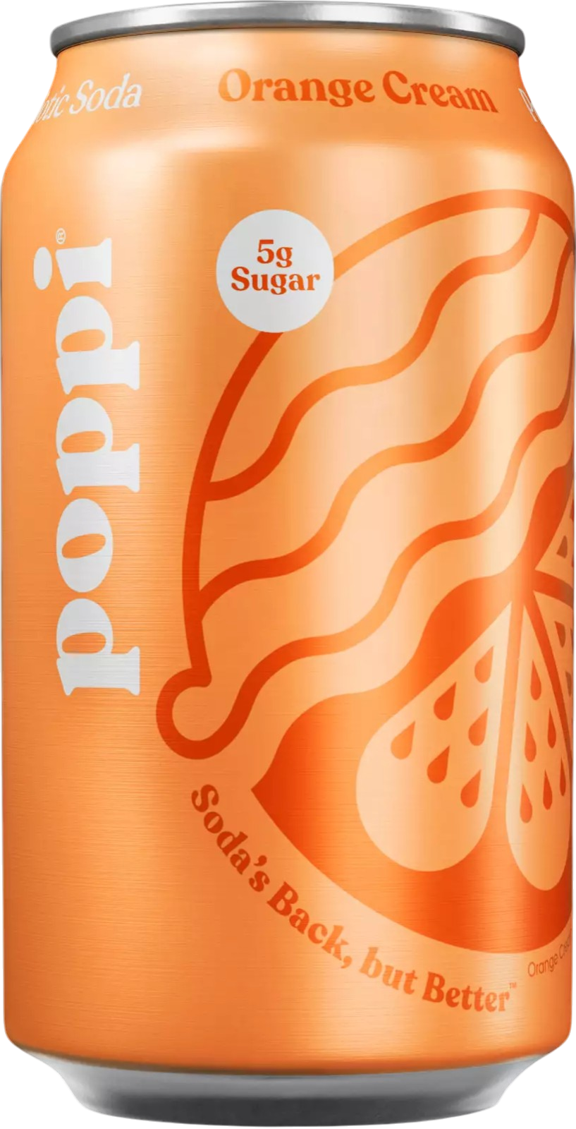 Poppi Orange Cream Prebiotic Soda - Erewhon