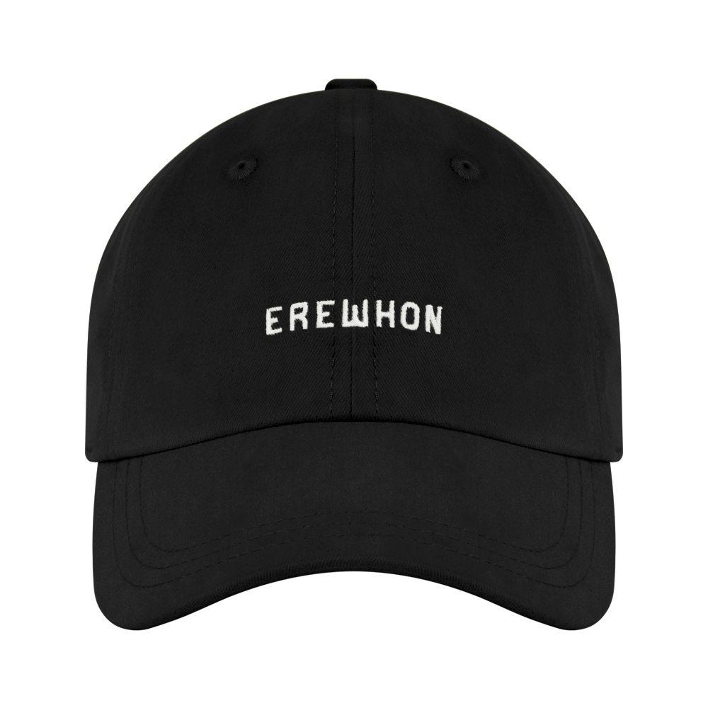 Black Cotton Dad Hat - Erewhon